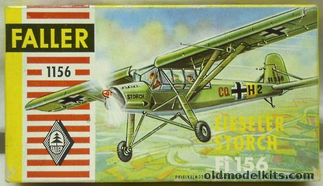 Faller 1/100 Fieseler Storch Fi-156 - Luftwaffe / German Civil / Switzerland, 1156 plastic model kit